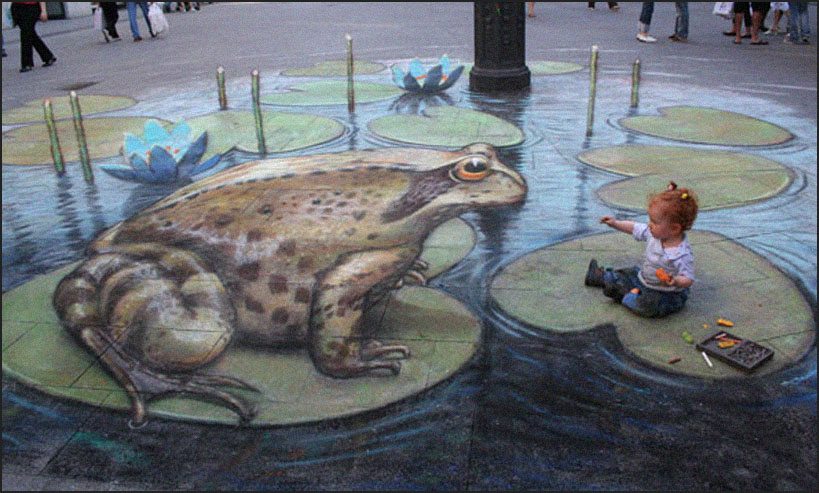 Julian Beever - Anamorfosis con tiza - Blog - Álex G. Mingorance - Argentum47