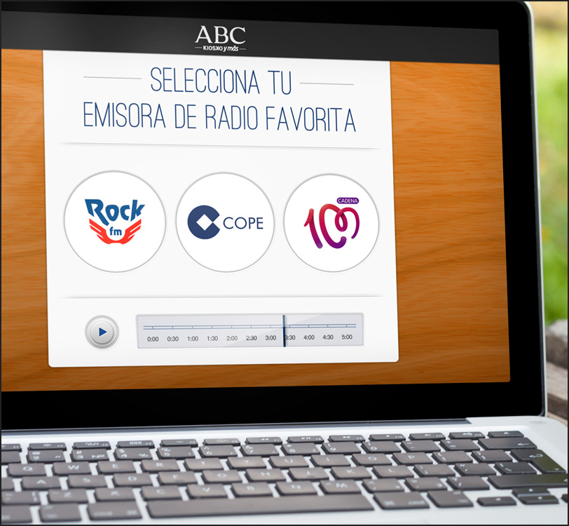 ABC Kiosko y Más - Radio Cope - Rock FM - Cadena 100 - Landing Page - Álex G. Mingorance - Argentum47