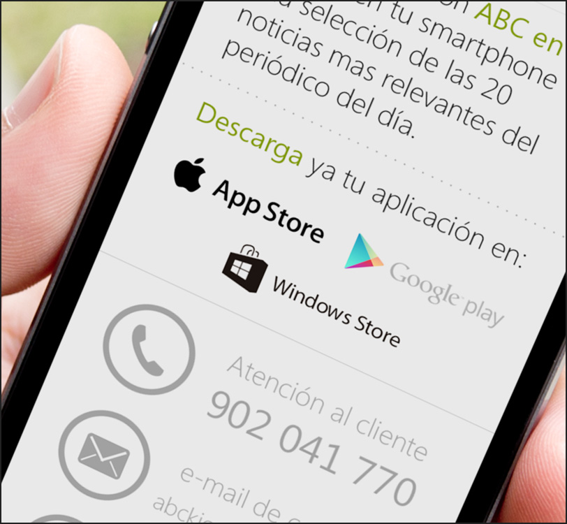 ABC Kiosko y Más - Smart2me - Smartphone - Landing - Álex G. Mingorance - Argentum47