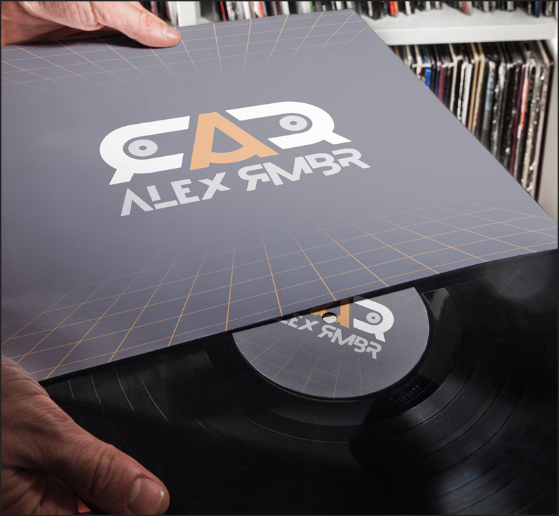 Dj Alex Rmbr - Logotipo - Branding - Álex G. Mingorance - Argentum47