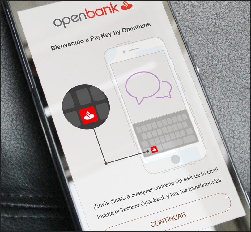 Banco Santander ISBAN - Openbank Paykey Smartphone - App - Álex G. Mingorance - Argentum47