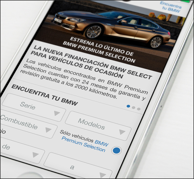 BMW Premium Selection Smartphone - App - Álex G. Mingorance - Argentum47