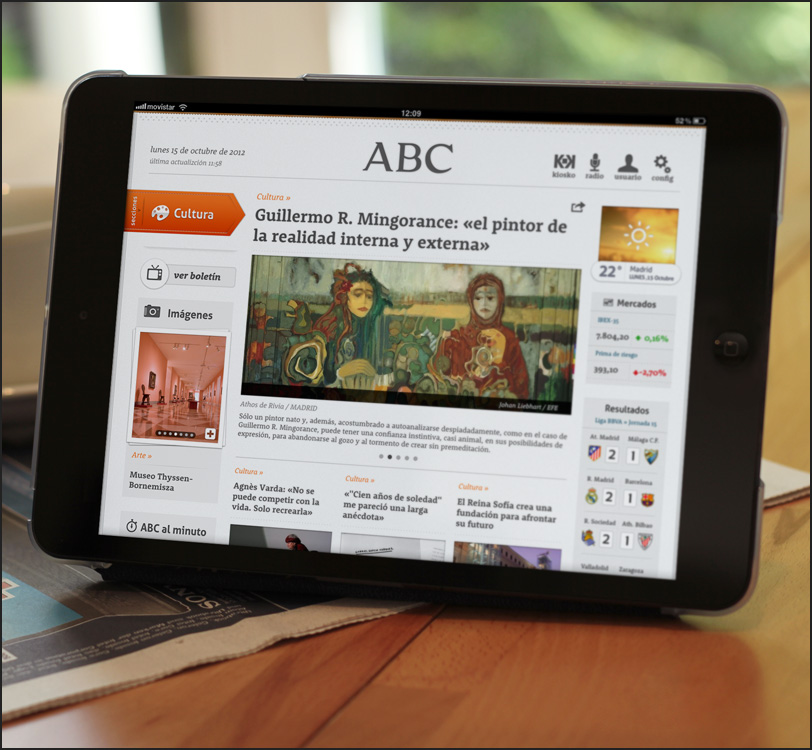 Diario ABC - Tablet - App - Álex G. Mingorance - Argentum47