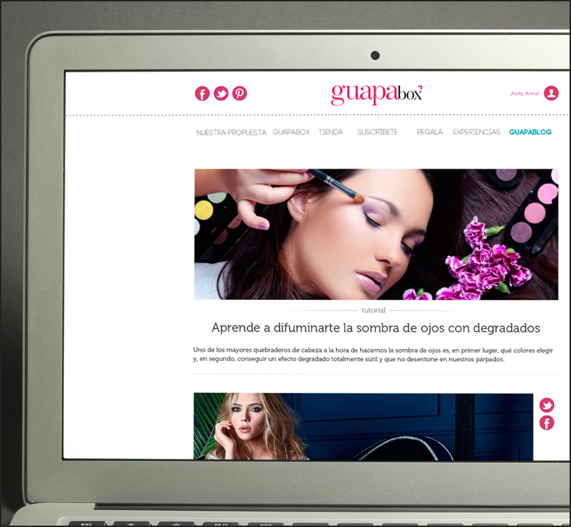 MujerHoy - Guapabox - Beauty Box - Portal Productos Belleza - Web - Álex G. Mingorance - Argentum47