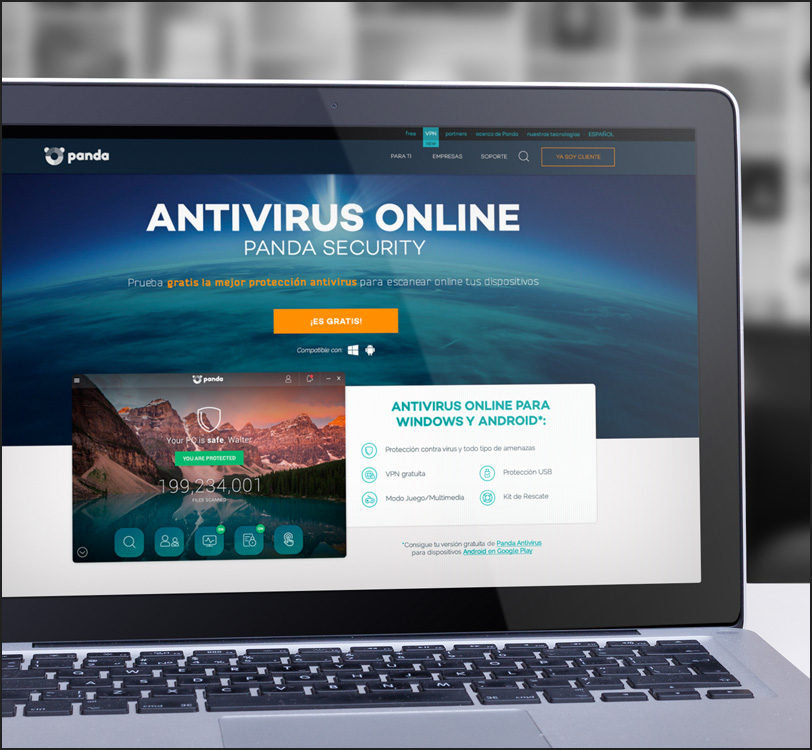 Panda Security - Panda Dome Antivirus - Portal - Web - Álex G. Mingorance - Argentum47