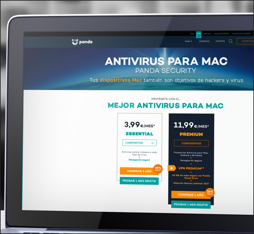 Panda Security - Panda Dome Antivirus - Portal - Web - Álex G. Mingorance - Argentum47