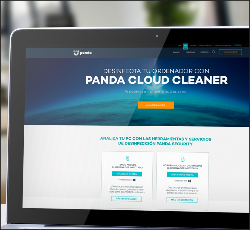 Panda Security - Panda Dome Antivirus - Portal - Web - Álex G. Mingorance - Argentum47