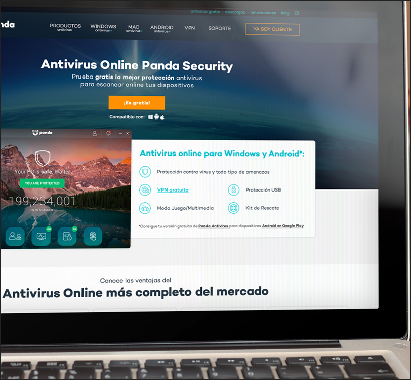 Panda Security - Panda Dome Antivirus - Portal - Web - Álex G. Mingorance - Argentum47