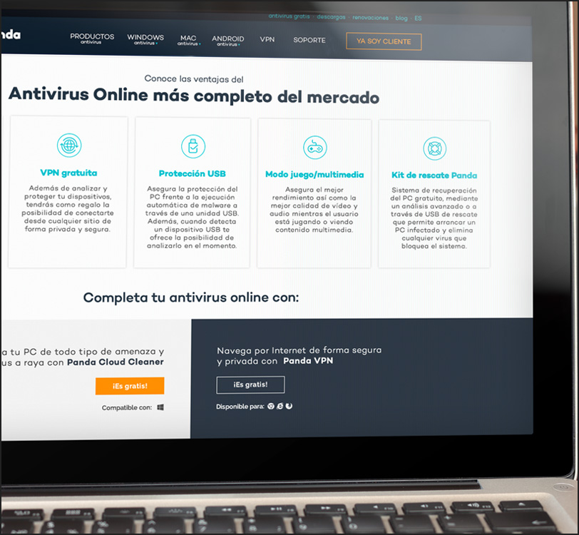 Panda Security - Panda Dome Antivirus - Portal - Web - Álex G. Mingorance - Argentum47