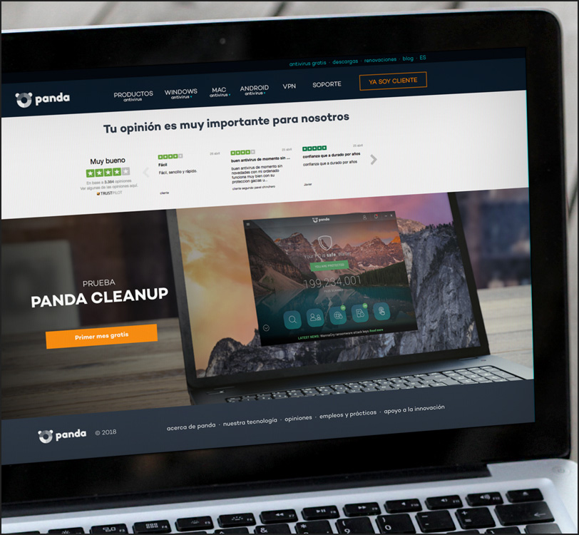 Panda Security - Panda Dome Antivirus - Portal - Web - Álex G. Mingorance - Argentum47