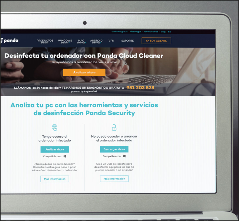 Panda Security - Panda Dome Antivirus - Portal - Web - Álex G. Mingorance - Argentum47