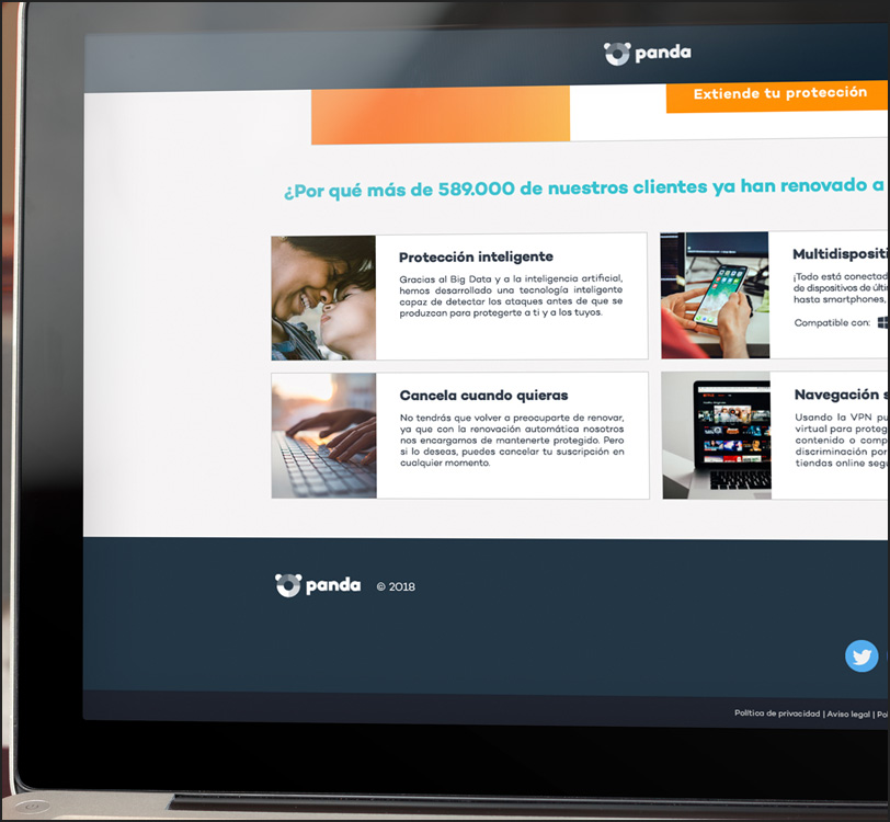Panda Security - Panda Dome Antivirus - Landing Pages - Web - Álex G. Mingorance - Argentum47