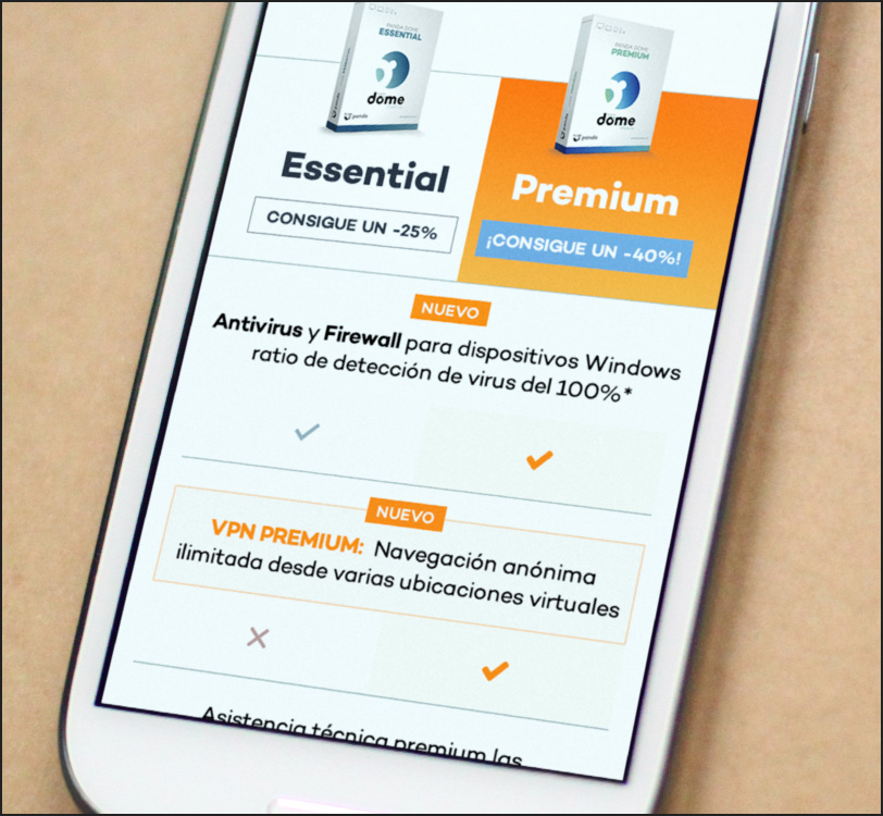 Panda Security - Panda Dome Antivirus - Landing Pages - Web - Álex G. Mingorance - Argentum47