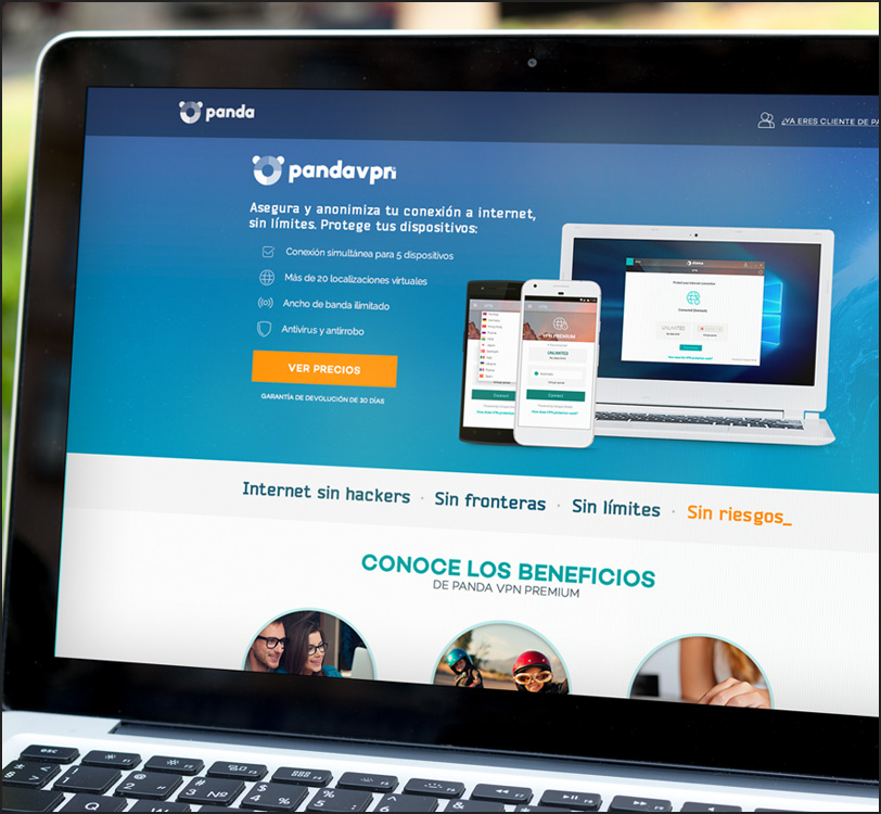 Panda Security - Panda Dome Antivirus - VPN - Landing Pages - Web - Álex G. Mingorance - Argentum47