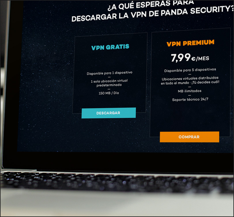 Panda Security - Panda Dome Antivirus - VPN - Landing Pages - Web - Álex G. Mingorance - Argentum47