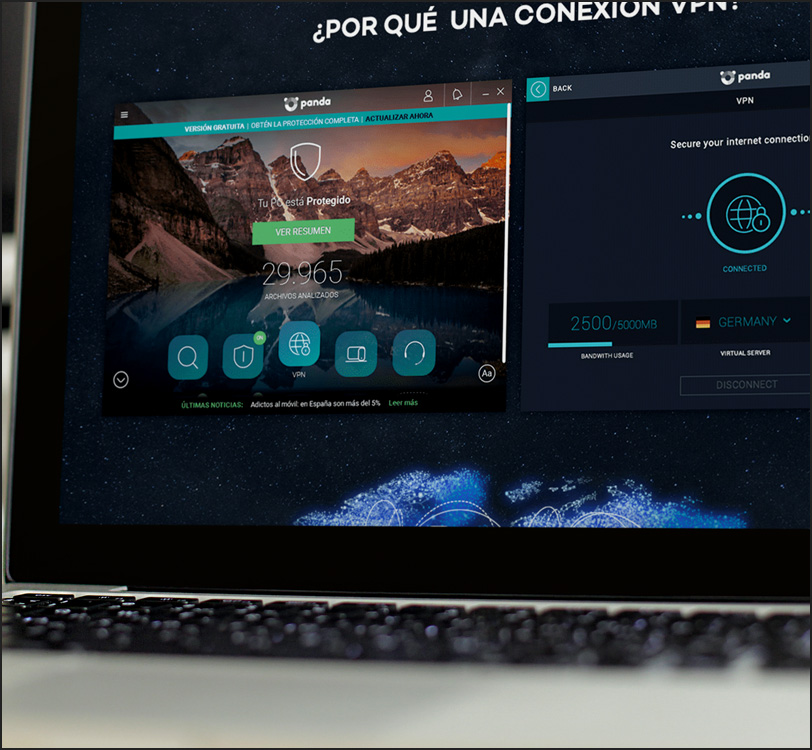 Panda Security - Panda Dome Antivirus - VPN - Landing Pages - Web - Álex G. Mingorance - Argentum47