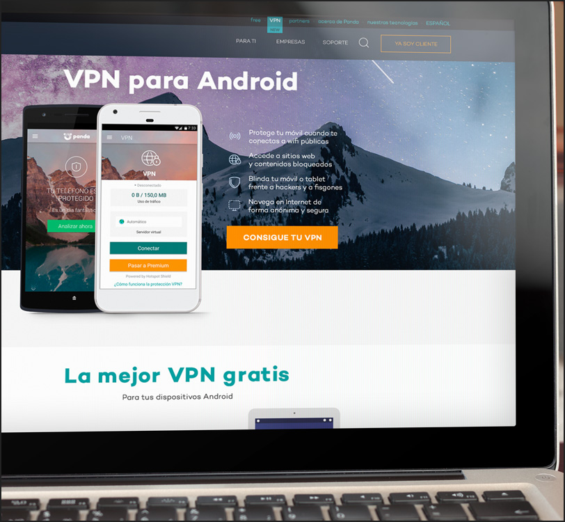 Panda Security - Panda Dome Antivirus - VPN - Landing Pages - Web - Álex G. Mingorance - Argentum47