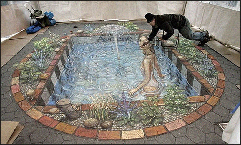 Julian Beever - Anamorfosis con tiza - Blog - Álex G. Mingorance - Argentum47